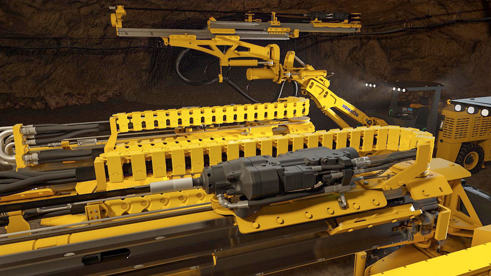 Underground hard rock drills